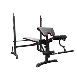 ZYfit Home Gym Adjustable Folding Barbell Rack 